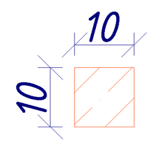 Брусок строганный 10х10х2,5 м