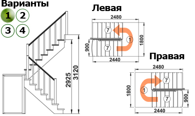 Готовые лестницы